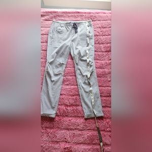 Striped draw string Shinestar pants XL